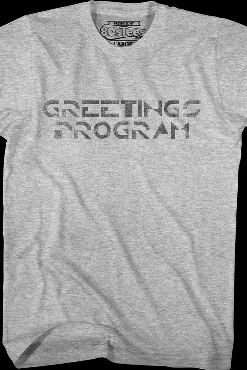 Greetings Program Tron T-Shirtmain product image