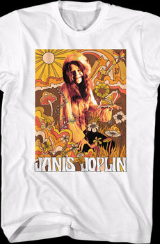 Groovy Drawings Janis Joplin T-Shirt