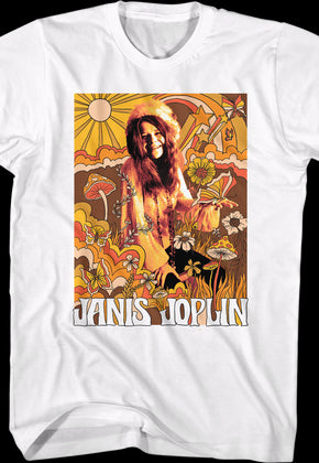 Groovy Drawings Janis Joplin T-Shirt