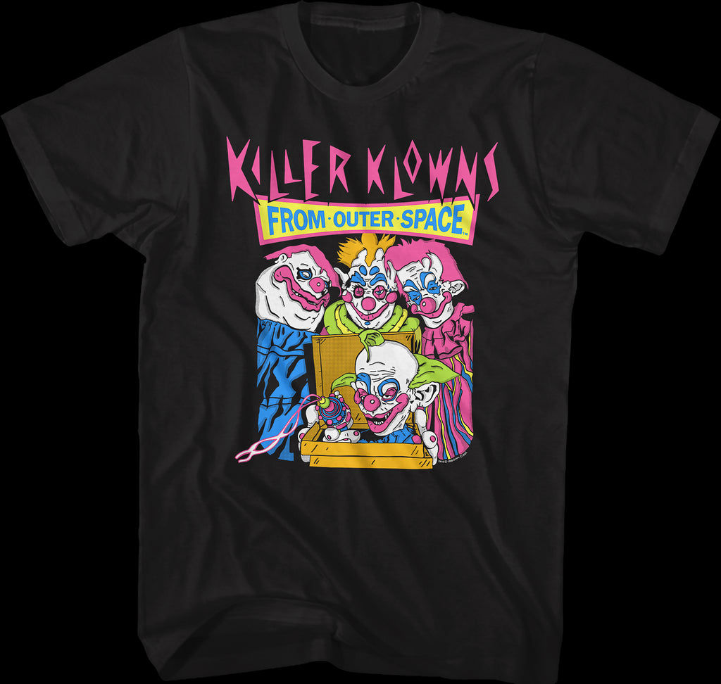 Pizza Box Killer Klowns From Outer Space T-Shirt
