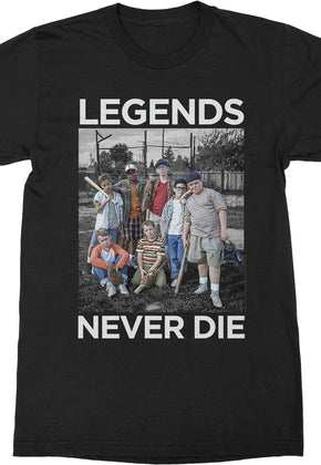 Group Photo Legends Never Die Sandlot T-Shirt