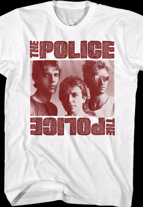 Group Photo The Police T-Shirt