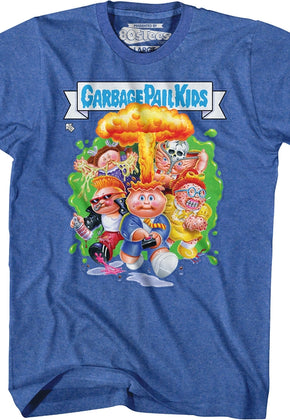 Group Sticker Garbage Pail Kids T-Shirt