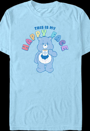 Grumpy Bear This Is My Happy Face Care Bears T-Shirt