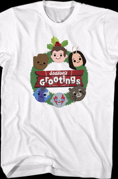 Season's Grootings Guardians Of The Galaxy Marvel Comics T-Shirt
