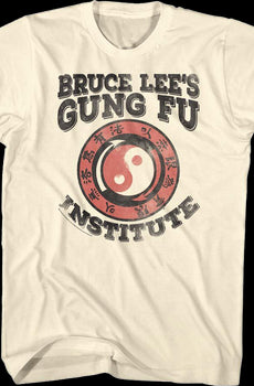Gung Fu Institute Logo Bruce Lee T-Shirt