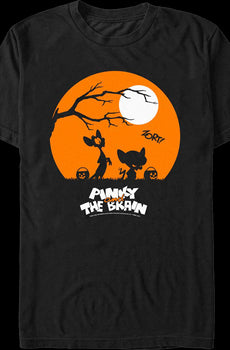 Halloween Silhouettes Pinky and the Brain T-Shirt