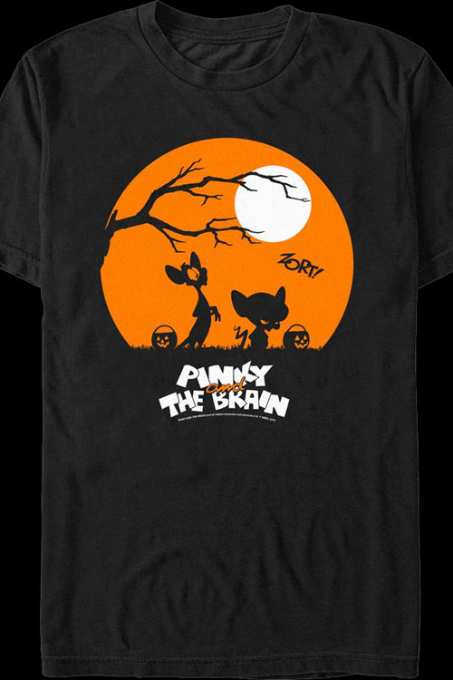 Halloween Silhouettes Pinky and the Brain T-Shirtmain product image