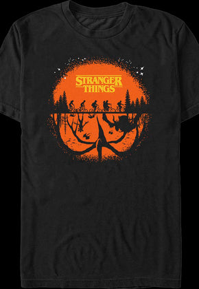 Halloween Silhouettes Stranger Things T-Shirt