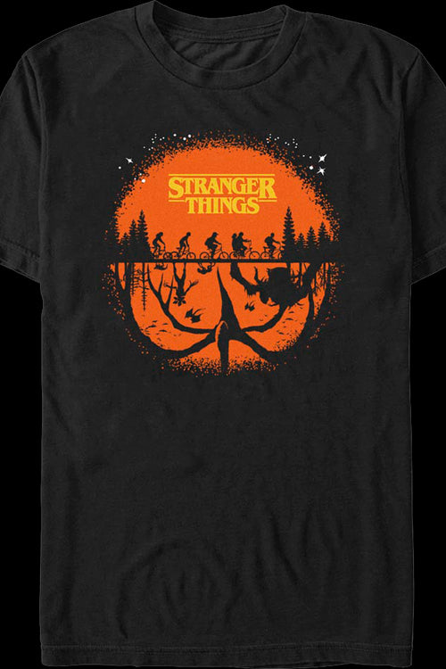 Halloween Silhouettes Stranger Things T-Shirtmain product image