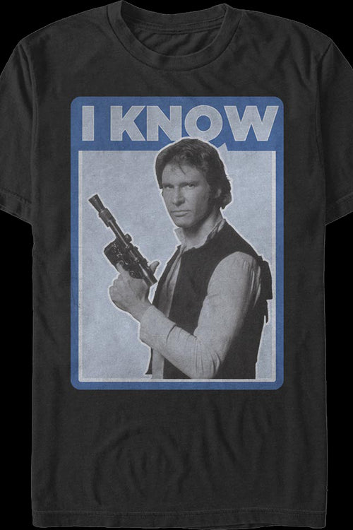 Han Solo I Know Star Wars T-Shirtmain product image