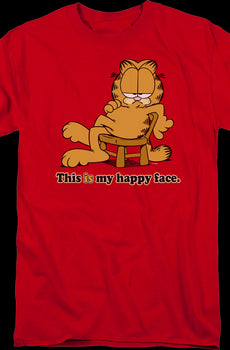 Happy Face Garfield T-Shirt