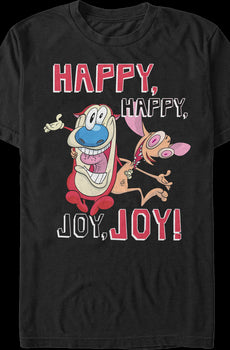 Happy Happy Joy Joy Ren and Stimpy T-Shirt
