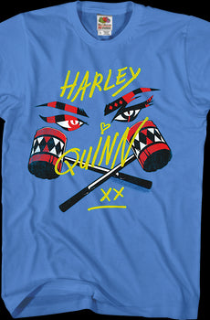Harley Quinn Eyes Birds Of Prey T-Shirt
