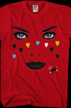 Harley Quinn Face Birds Of Prey T-Shirt