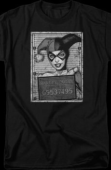 Harley Quinn Mug Shot DC Comics T-Shirt