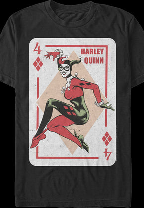Harley Quinn Playing Card DC Comics T-Shirt