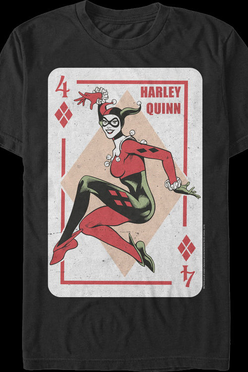 Harley Quinn Playing Card DC Comics T-Shirtmain product image