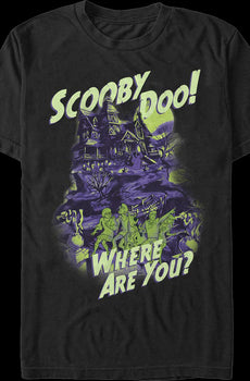 Haunted House Scooby-Doo Where Are You T-Shirt