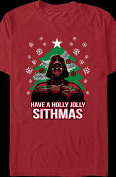Have A Holly Jolly Sithmas Darth Vader Star Wars T-Shirt