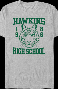 Hawkins High School Tigers 1986 Stranger Things T-Shirt