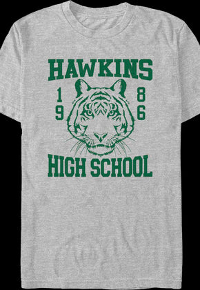 Hawkins High School Tigers 1986 Stranger Things T-Shirt