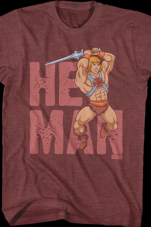 He-Man Power Sword Action Pose Masters of the Universe T-Shirtmain product image