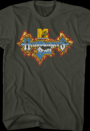 Headbangers Ball Flaming Logo MTV Shirt
