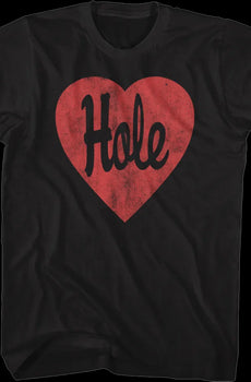 Heart Logo Hole T-Shirt
