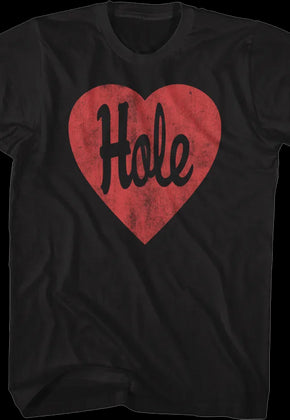 Heart Logo Hole T-Shirt