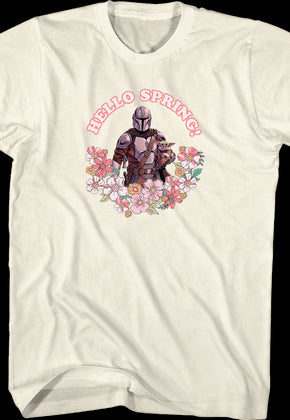 Hello Spring Mandalorian Star Wars T-Shirt