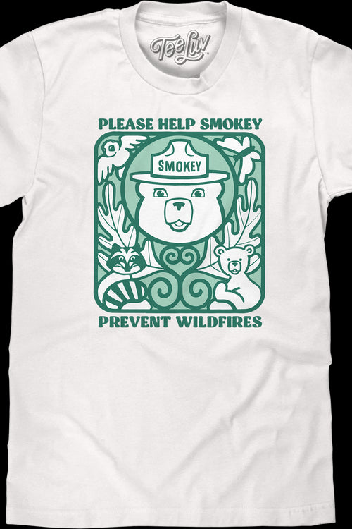 Help Prevent Wildfires Smokey Bear T-Shirtmain product image