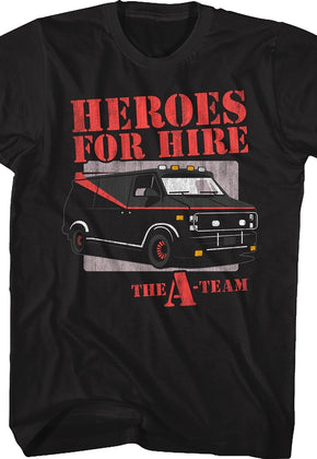 Heroes For Hire A-Team Shirt