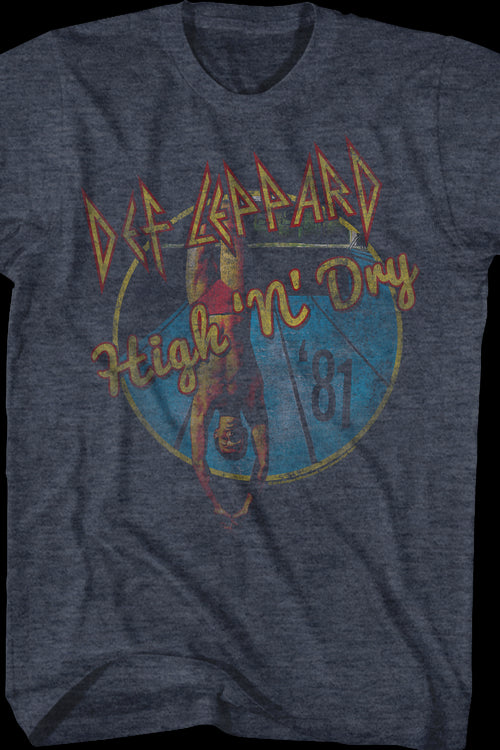 High 'n' Dry '81 Def Leppard T-Shirtmain product image
