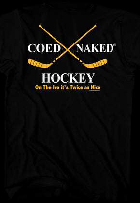 Hockey Coed Naked T-Shirt