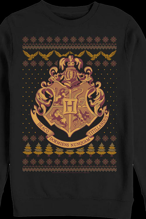 Hogwarts Faux Ugly Christmas Sweater Harry Potter Sweatshirtmain product image