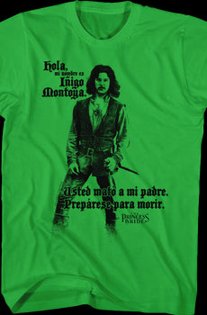 Hola Inigo Montoya Princess Bride T-Shirt