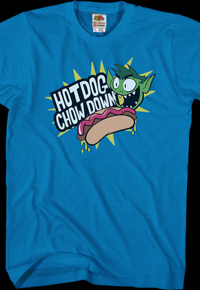 Hot Dog Chow Down Teen Titans Go T-Shirt