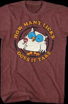 How Many Licks Tootsie Pop T-Shirt