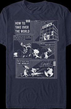 How to Take Over the World Pinky and the Brain T-Shirt
