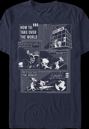 How to Take Over the World Pinky and the Brain T-Shirt