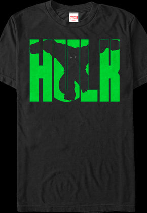 Marvel Incredible Hulk Block Letters T-Shirt