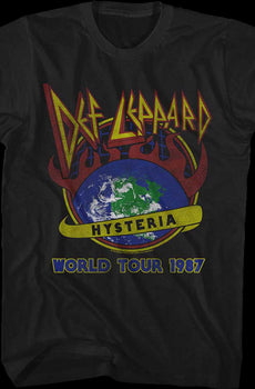 Hysteria World Tour 1987 Def Leppard T-Shirt