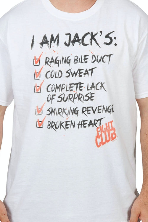 I Am Jacks Fight Club Shirtmain product image