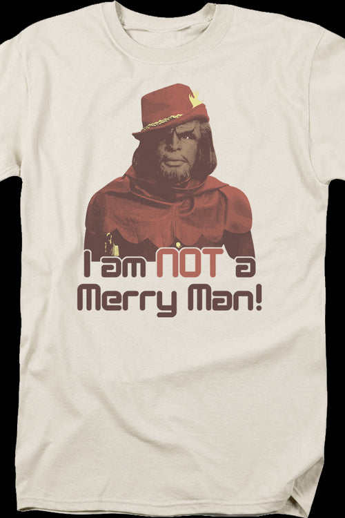 I Am Not A Merry Man Star Trek The Next Generation T-Shirtmain product image