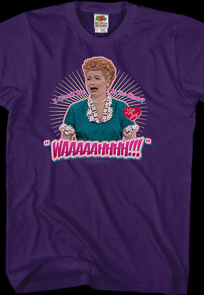I Can't Be In The Show I Love Lucy T-Shirt