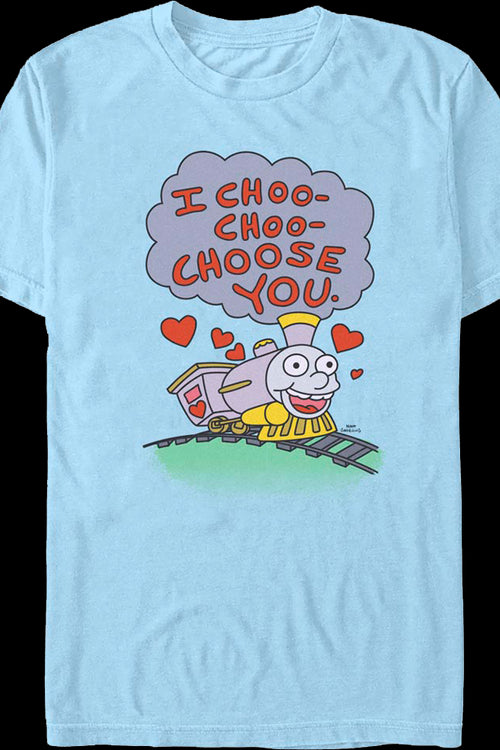 I Choo-Choo-Choose You Simpsons T-Shirtmain product image