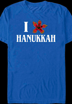 I Love Hanukkah Stranger Things T-Shirt