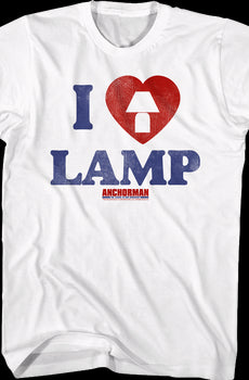 I Love Lamp Anchorman T-Shirt