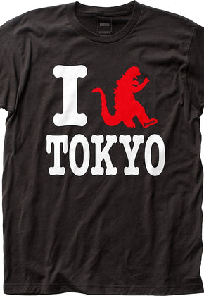 I Love Tokyo Godzilla T-Shirt